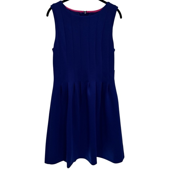 NEW Vince Camuto Blueish Purple A-Line Career Wear Mini Dress Size 10 - Picture 2 of 11
